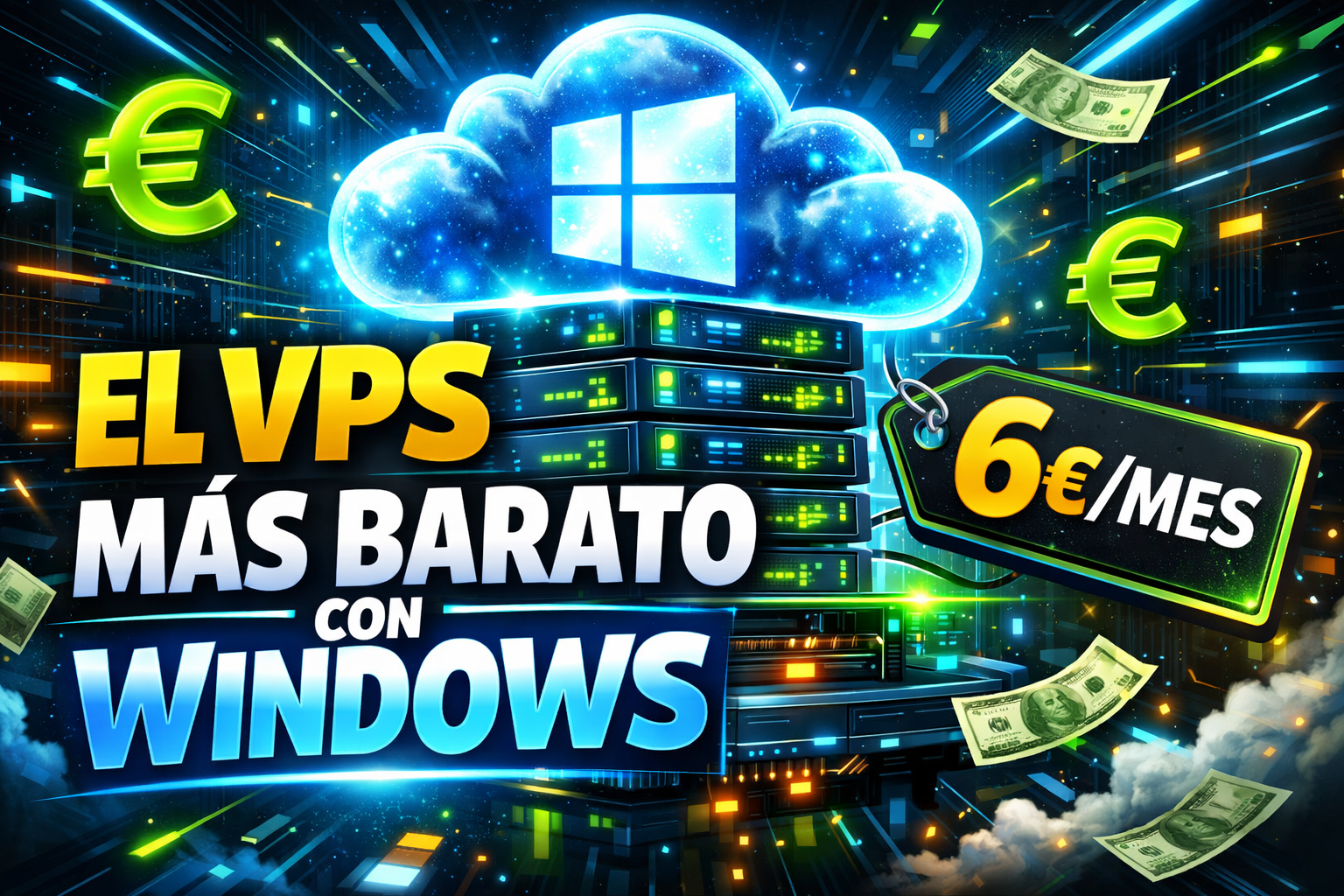 💻 Cómo crear el VPS Windows más barato (menos de 6€ al mes) usando Ubuntu y VirtIO