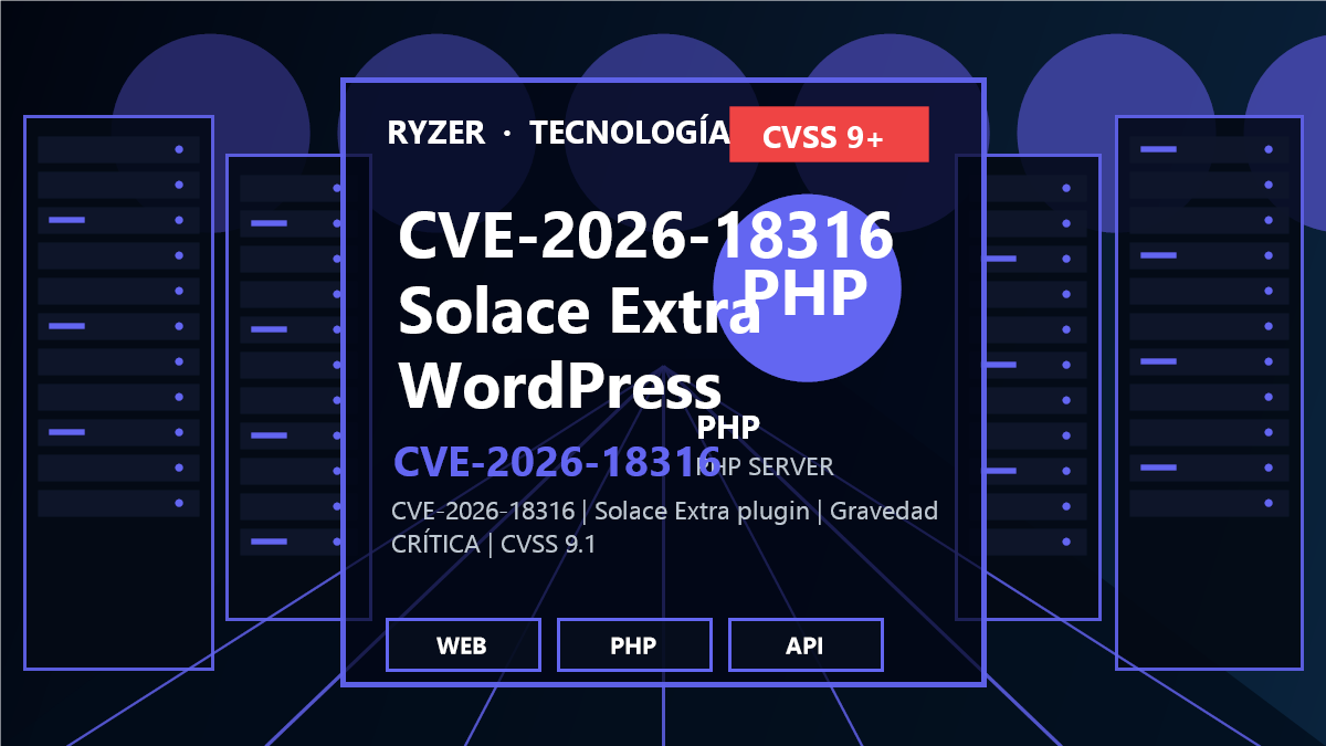 CVE-2026-18316: Vulnerabilidad crítica en plugin Solace Extra para WordPress