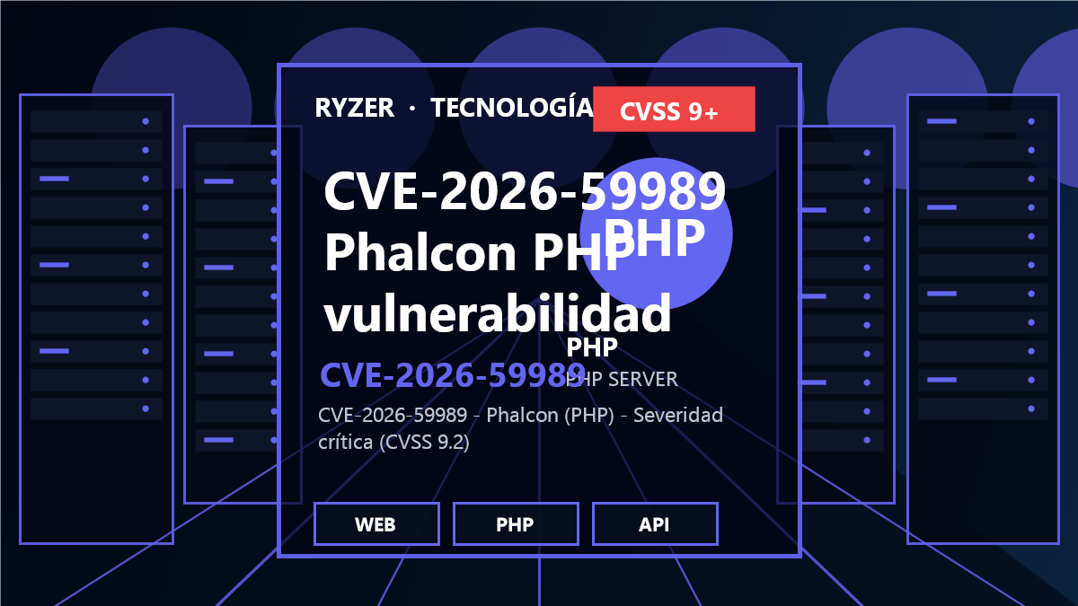 CVE-2026-59989: Vulnerabilidad crítica en Phalcon (PHP)