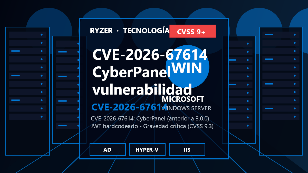 CVE-2026-67614: Vulnerabilidad crítica en CyberPanel con JWT secreto hardcodeado