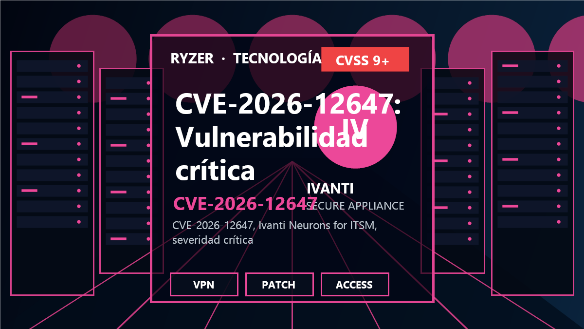CVE-2026-12647: Vulnerabilidad crítica en Ivanti Neurons for ITSM