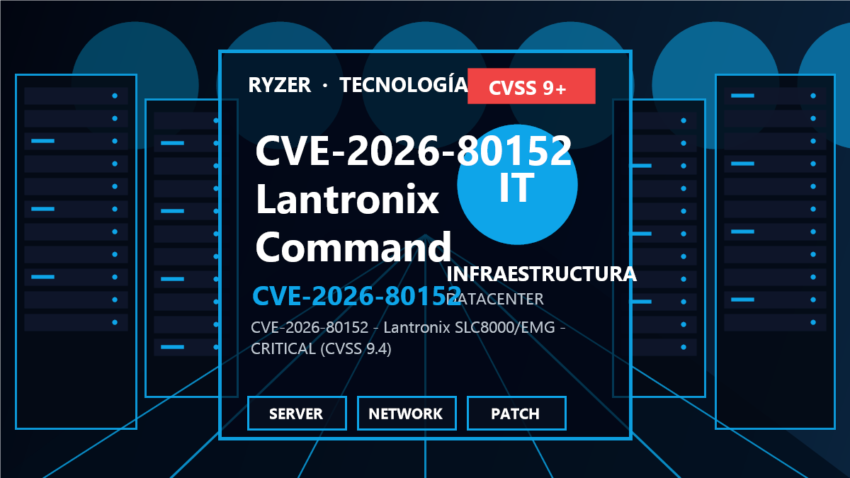 CVE-2026-80152: Inyección de comandos crítica en Lantronix SLC8000 y otros