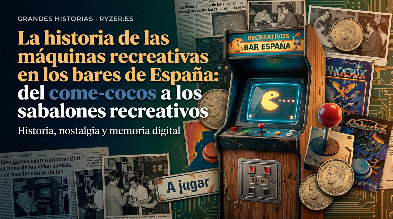 De los marcianitos al salón recreativo: la edad de oro de las máquinas en los bares de España