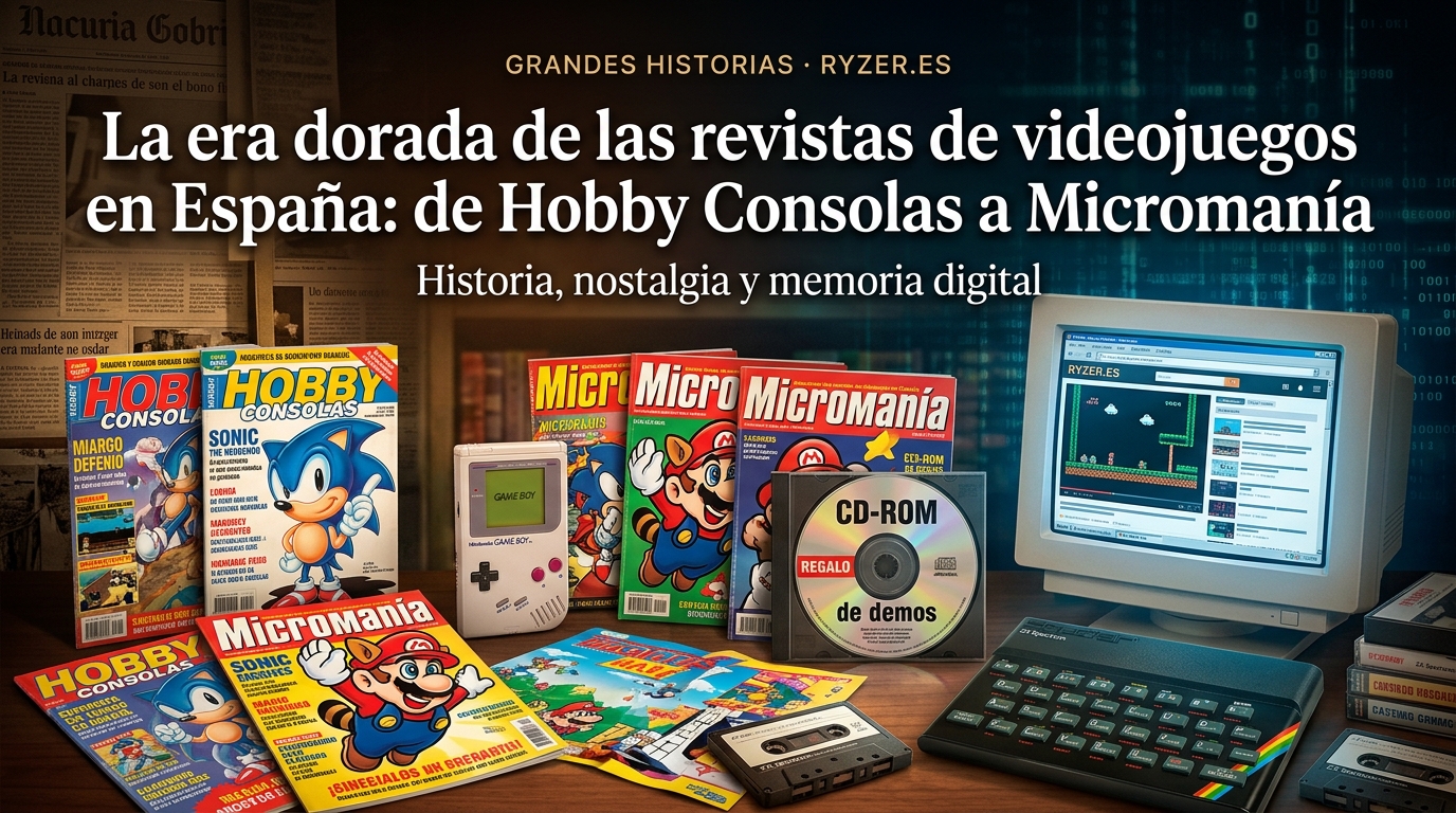 La era dorada de las revistas de videojuegos en España: de Hobby Consolas a Micromanía