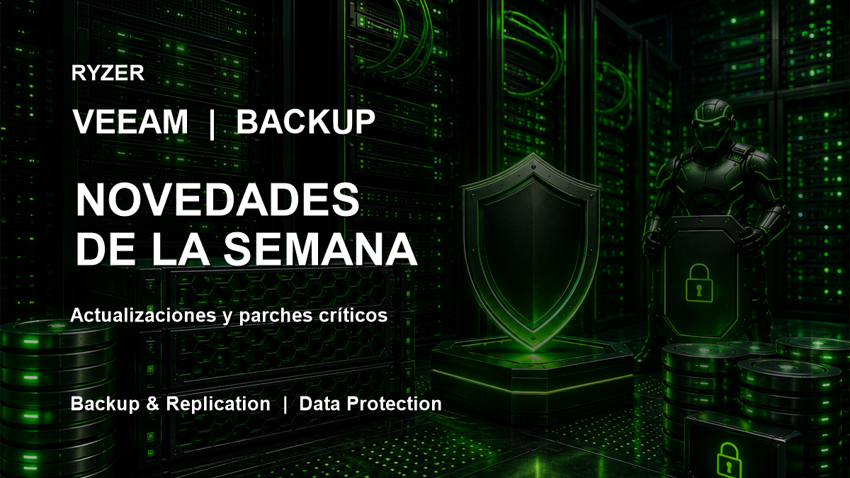Novedades Veeam Backup & Replication 22/09/2026 – 30/09/2026
