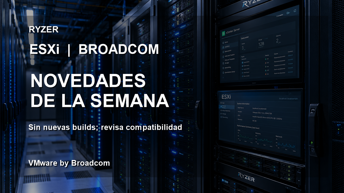 Novedades VMware ESXi y vCenter: builds de septiembre 2026