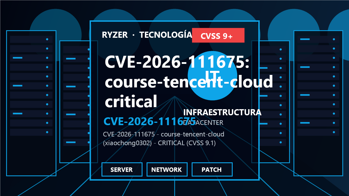 CVE-2026-111675: fallo crítico en course-tencent-cloud