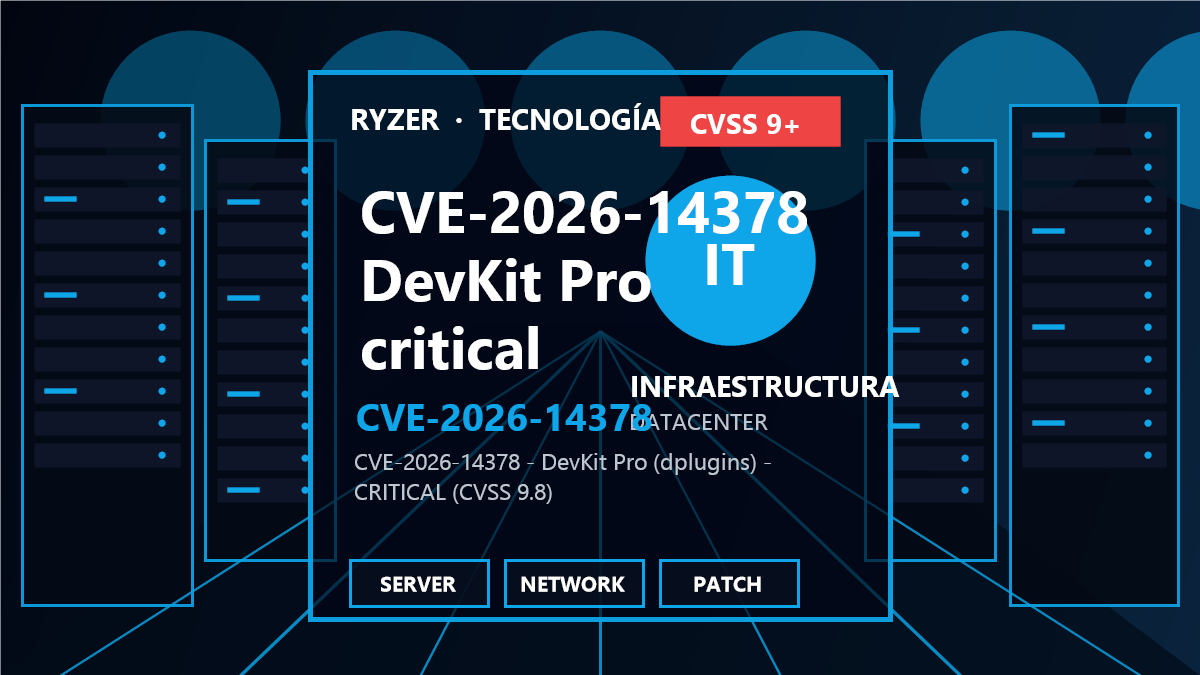 CVE-2026-14378: fallo crítico en DevKit Pro permite toma de control