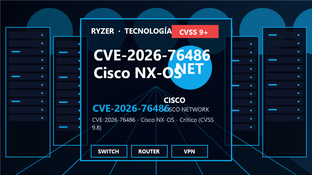 CVE-2026-76486: fallo crítico en Cisco NX-OS