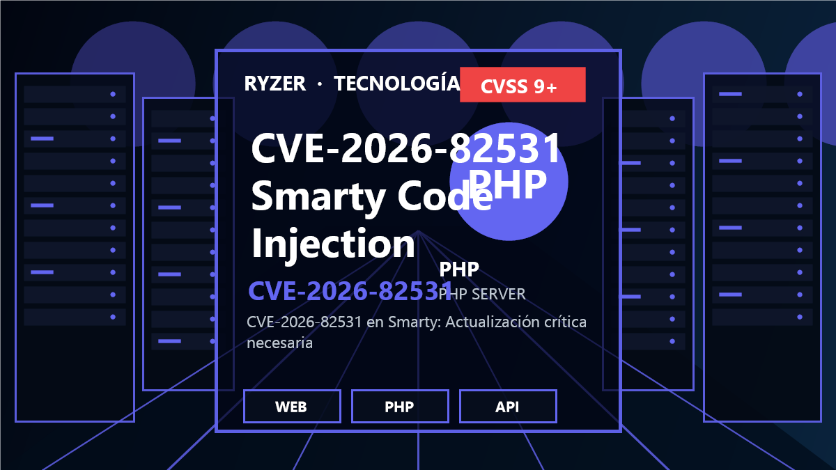 CVE-2026-82531 Crítica en Smarty por Inyección de Código