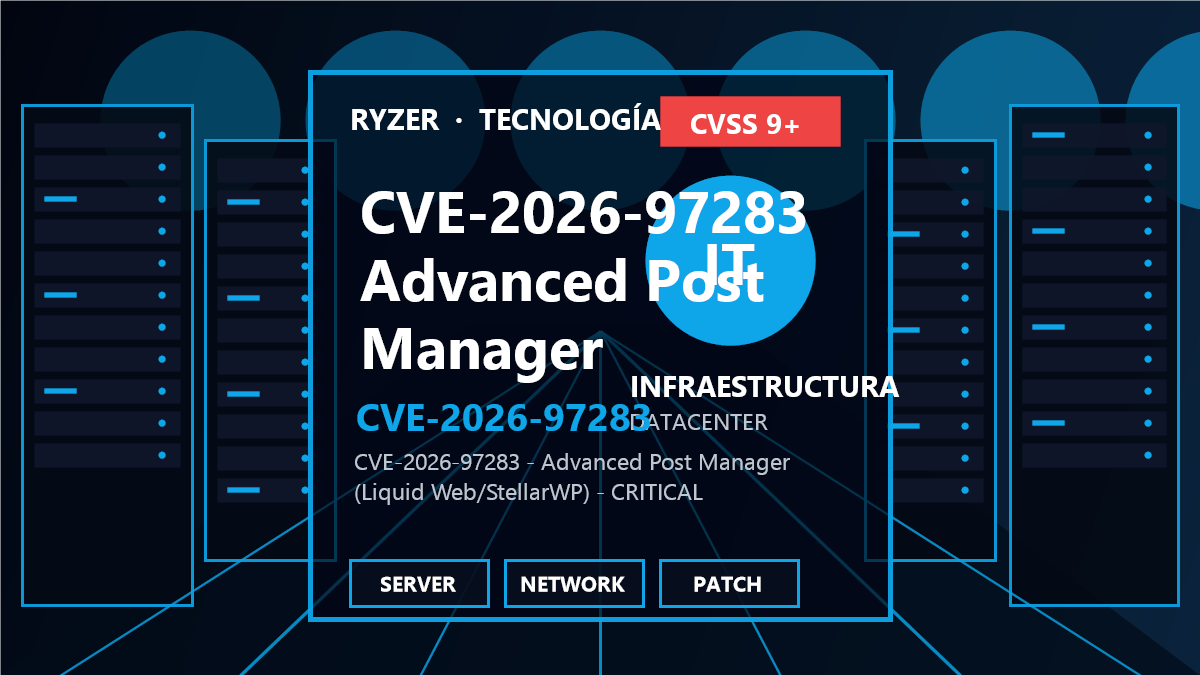 CVE-2026-97283: Inyección de objetos en Advanced Post Manager